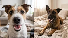 Koira näyttää etuhampaitaan, kun se on iloinen: onko se todella totta