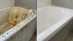 Viidessä minuutissa kylpyammeesi näyttää uudelta: helppo tapa palauttaa valkoisuus ilman kalliita tuotteita