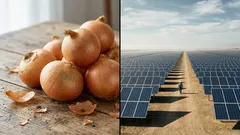 Sipulinkuoret saattavat suojata aurinkopaneeleja: tutkijat ovat tehneet yllättävän löydön