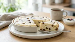 Pehmeä raejuustovuoka mikrossa 6 minuutissa – nopea herkku teen tai kahvin kylkeen