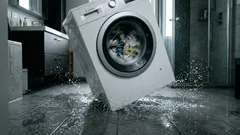 Pyykinpesukone tärisee ja meluaa? Syy ei ole lattiassa – tarkista tämä osa